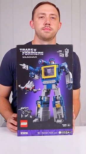 The Lego Transformers Soundwave is coming SOON! #lego #gifted #transformers #rlfm #10358 #reviews