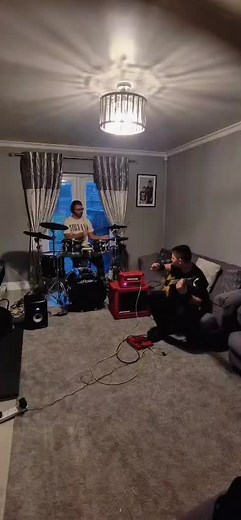 First Jam Session on Roland VAD516 Drum Kit