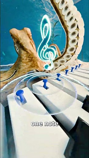 The Octopus That Learned To Play Piano 😮