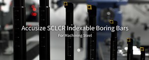Watch Accusize SCLCR Indexable Boring Bars for Cutting Steel on Amazon Live
