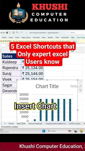 🔥 5 Excel Shortcuts Jo Sirf EXPERTS Jaante Hain | Time Save Tricks Hindi Mein! ⚡📊 #excel #exceltips