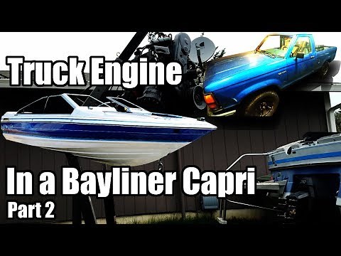 Bayliner Capri 2.3 EFI Conversion & motor swap, Part 2