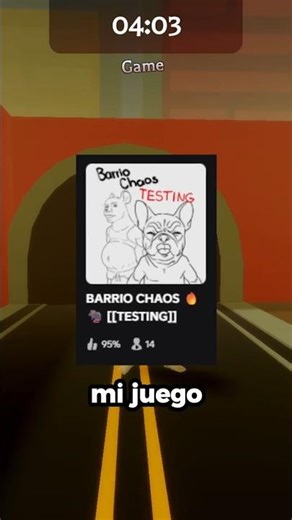 Testing de mi juego de ROBLOX Barrio Chaos #gamedev #juegoroblox #roblox #robloxgame #wizy