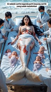 Ini adalah cerita legenda putri duyung cantik yang sudah melahirkan #reel #viral #jangkuanluas #ai #mermaid | Marlisa Apriana