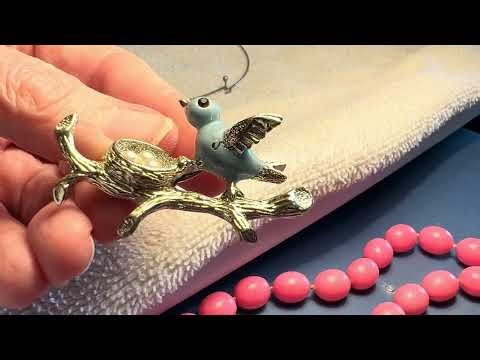 Treasure Tuesday : New Bag Jewelry Sale : Aurora Borealis Crown, Authentic Vintage Cloisonné 