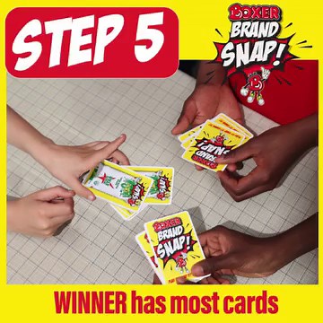140 reactions · 35 comments | PLAY IT! SNAP IT! SHARE IT! The perfect card game to keep your kids busy & play around the table with family or friends this holiday! How do you get them? Get 1 free pack every time you spend R150 or more on advertised products and there are 29 brands to collect. How many have you collected? Here's how to play! | Boxer Superstores | Facebook