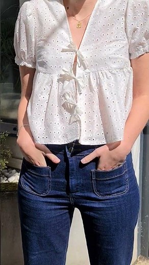 Nouveau patron gratuit : la blouse Giulia 😎 #diycouture #mondialtissus #couture #sewing