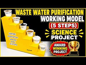 water purification working model - waste water management model - science project | DIY pandit