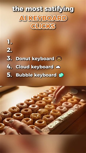 Top 5 Keyboard Sounds That Feel Too Good 🤯 #shorts