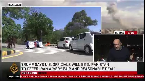 🗞️ U.S.-IRAN NEGOTIATIONS | A contradiction emerged Sunday over whether a second round of U.S.-Iran talks would take place in Islamabad Monday, with Tehran denying it had agreed to return to the table.🔸Trump said on Truth Social that U.S. negotiators would arrive in Pakistan Monday evening and again threatened to destroy all of Iran’s civil infrastructure if it refused a deal. 🔸Iran’s official IRNA news agency called the reports “not true,” describing Washington’s announcement as “a media gam