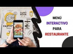 How to make an interactive menu for a restaurant?