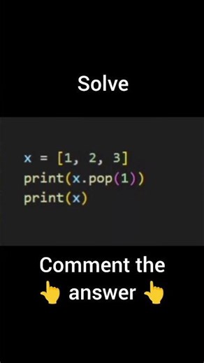 Python Quiz!! 🧠 solve and comment the answer.