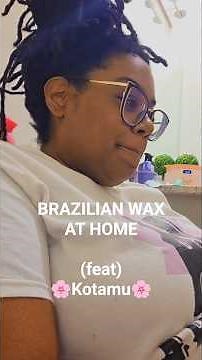 Can Kotamu Wax handle a brazilian wax? Let's See! ‪@kotamu_official‬ #BrazilianWax