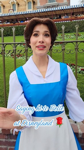 Greeting Belle at Disneyland: A Magical Encounter