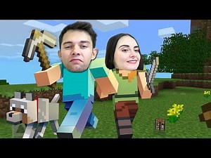 JUCAM MINECRAFT PENTRU PRIMA OARA!!!!!!!!!