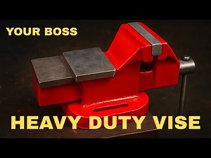Build Your Own Heavy Duty Bench Vise | Step by Step Tutorial