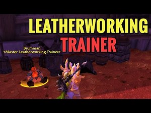 Honor Hold Leatherworking Trainer Location (WoW TBC)