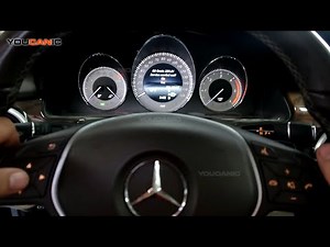 How do you reset the Service light on the Mercedes GLK?