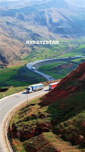 Great Silk Road 4000m😱 #roadtrip #truck #kyrgyzstan