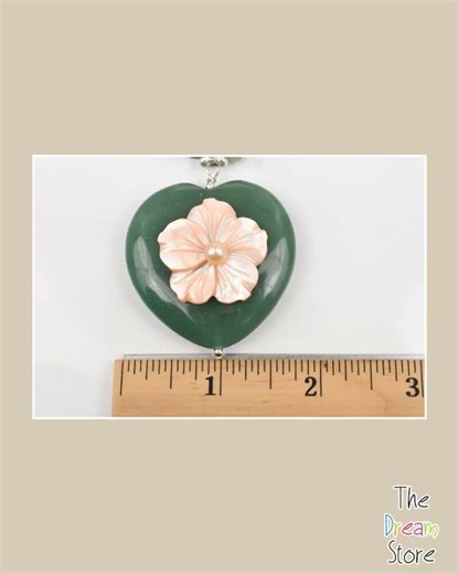 !—This is the start of the template-- Sterling Clasp 20" Aventurine & Pearl Nec