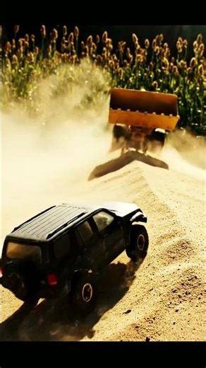 RC Car vs. Loader: Epic Sand Dune Showdown! 🚜💨
