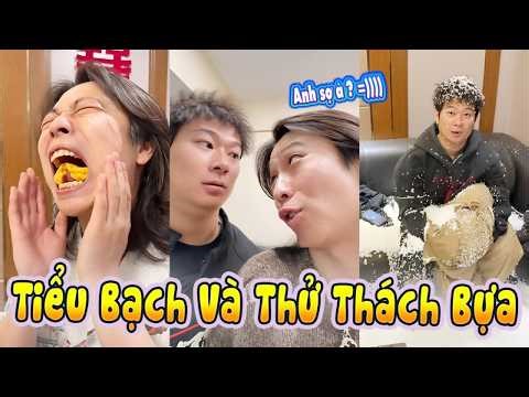 Những Thử Thách Bựa Của Tiểu Bạch Và Giang Thần | Xem Là Cười 😂#trending #douyin #duongthon
