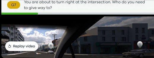Q7 You are about to turn right at the intersection. Who do you ... | Filo