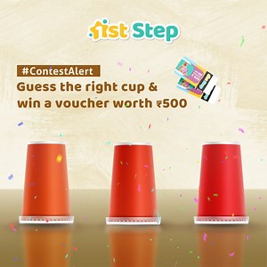 96 reactions · 14 shares | Find the right cup! Comment and win a voucher worth ₹500/- Terms & Conditions: 1. Only 1 entry per person. Entries will be taken only through comments. 2. Winners will be chosen at random. 3. Follow @1ststep.official on Instagram. 4. This contest ends on 28th January 2023. 5. Team 1st Step reserves all the rights to this contest. #1stStep #Contest #WinBig #CommentandWin #ExcitingOffers #BabyShopinIndia | 1st Step | Facebook