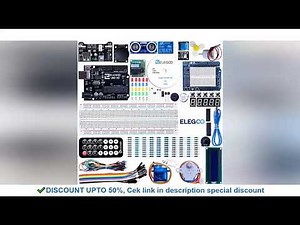 ELEGOO Arduino UNO Project Super Starter Kit with Tutorial and UNO R3 Compatible with Ardu