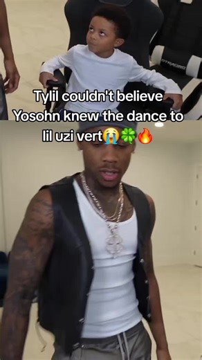 DONT FORGET TO FOLLOW 🚨 📢 tylil and Yosohn dance to lil uzi vert but tylil couldn't believe he knew the dance😭🍀🔥#cloverboys #tylil #yosohn #liluzivert #fyp