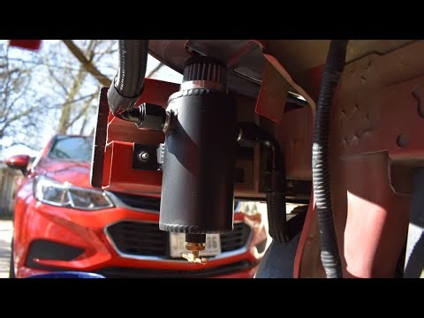 Installing a Custom oil separator (catch can) on the Terminator Cobra