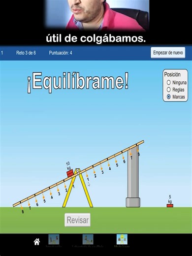 Ejemplos de la segunda condición de equilibrio la suma de momentos debe ser igual a 0 para que el objeto se encuentre en equilibrio, con una animación práctica