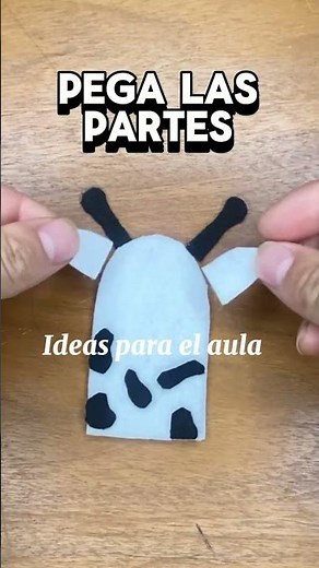 TITERE de dedo para Niños. #manualidades #títeres #titeres #arteinfantil