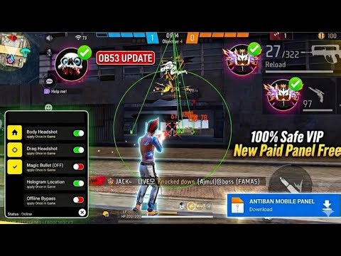 FREE FIRE HACK ✅ Free Fire Mod hadshot Hack 💀Free fire Auto kill + hadshot rate 100% + Fly hack 🔥