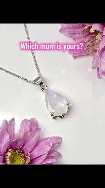 Whatever her style, we’ve got something she’ll love.💕 Which mum is yours? Let us know in the comments… A. Glam mum B. Spiritual mum C. Elegant mum D. Minimal mum All items pictured available to shop online now. https://www.happyglastonbury.co.uk/product-category/crystals/crystal-a-z/moonstone-rainbow/ #moonstone #moonstonejewellery #rainbowmoonstone #moonstonependant #mothersday