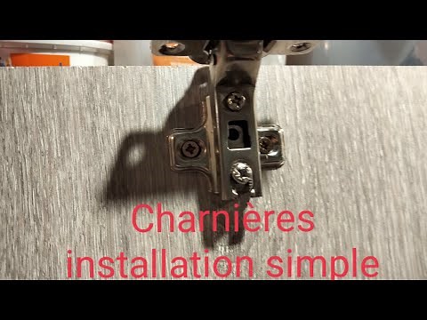 How to choose and install your furniture hinges: a simple and easy explanation with a template.