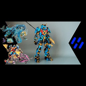 超帅的 龙武士X 乐高71754 71775 幻影忍者套内moc