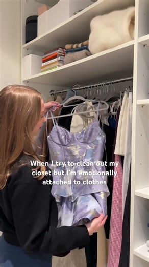 How not to do a closet clean out 🤣🧼