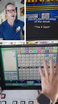 Nice and Tight Keno Strategy: The X Spot