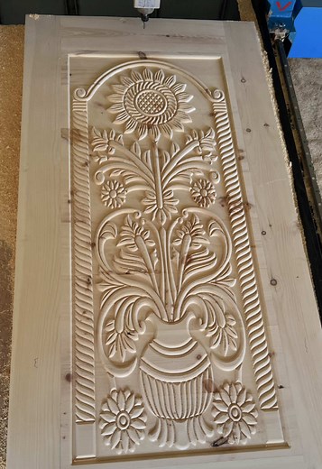 High Demand Wooden CNC Door Creation Process