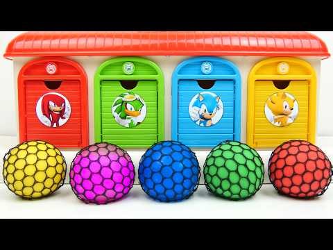 Oddly Satisfying Garage | DIY Making Relax Princesses 5 Slime Balls and 4 ASMR Doors Cutting Candy