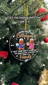 Celebrate your nurse colleagues' hilarious quirks & potty mouth chats with this perfect gift! 🎄💉 #macorner #ornament #nurseday #christmasgift #colleaguegift | Macorner