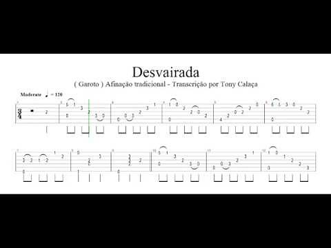 Desvairada ( Garoto ) TABLATURA - VIDEO AULA