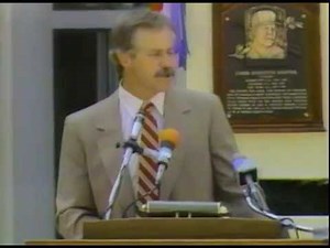 Catfish Hunter 1987 Hall of Fame Induction Speech