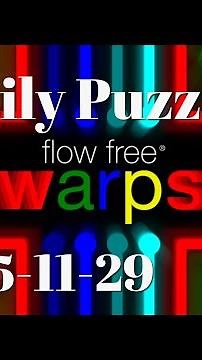 Flow Free Warps - Daily Puzzles - 2025-11-29 - November 29th 2025