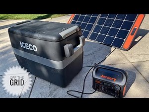 Can you run a powered cooler with just one solar panel?