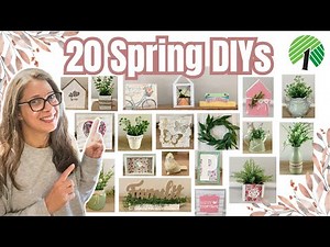 Easy Spring DIY Decor Ideas | Dollar Tree & Thrift Flips for Spring
