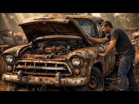 ASMR Car Restoration | 1955 Chevrolet 3100 Task Force Full Restoration From Total Disrepair to