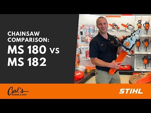 Which Chainsaw Should I Get? STIHL MS 180 vs MS 182