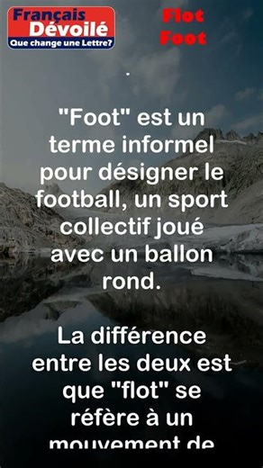 Flot et Foot #shorts (Une Lettre)